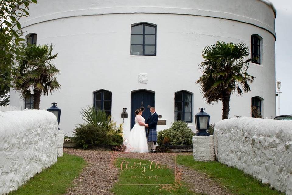 Light house wedding