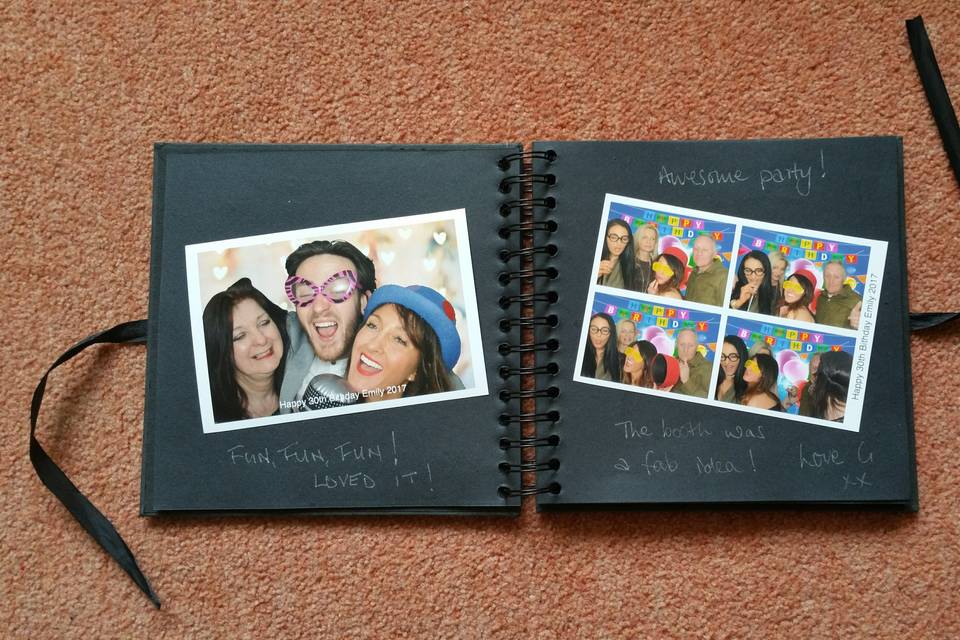 Guest book signing