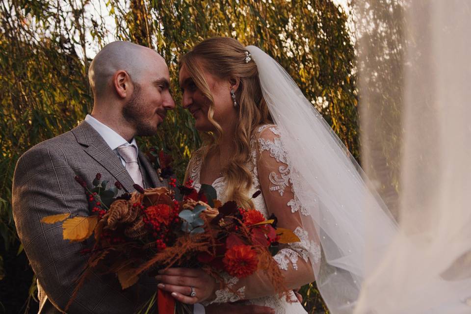 Clock Barn Bride & Groom 3