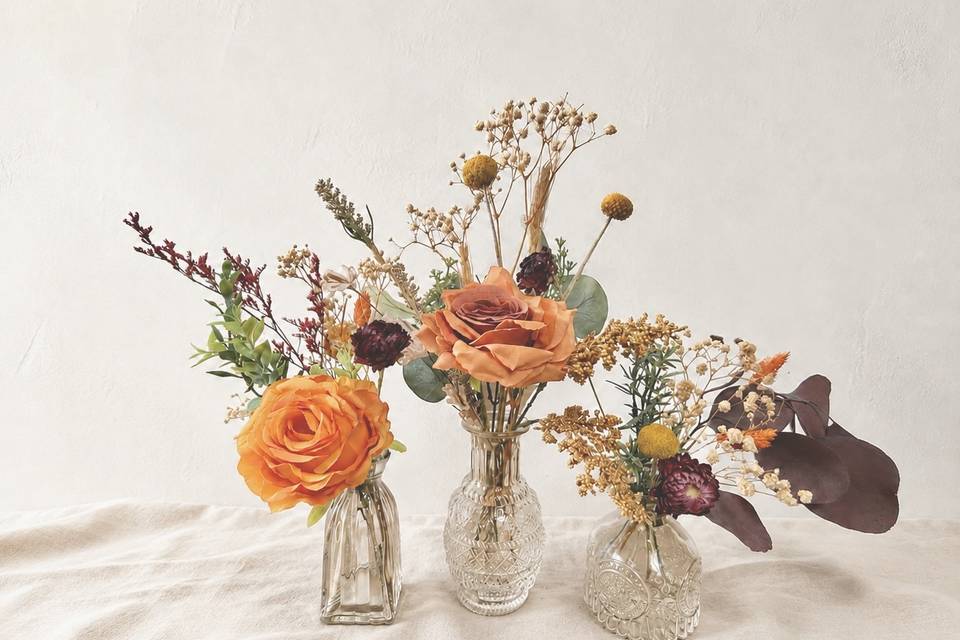 Small bud vases