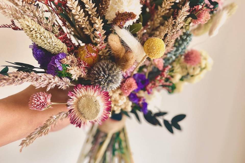 Dried winter flowers