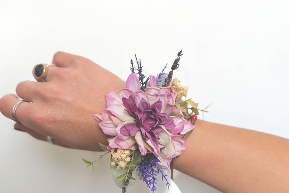 Lavender corsage