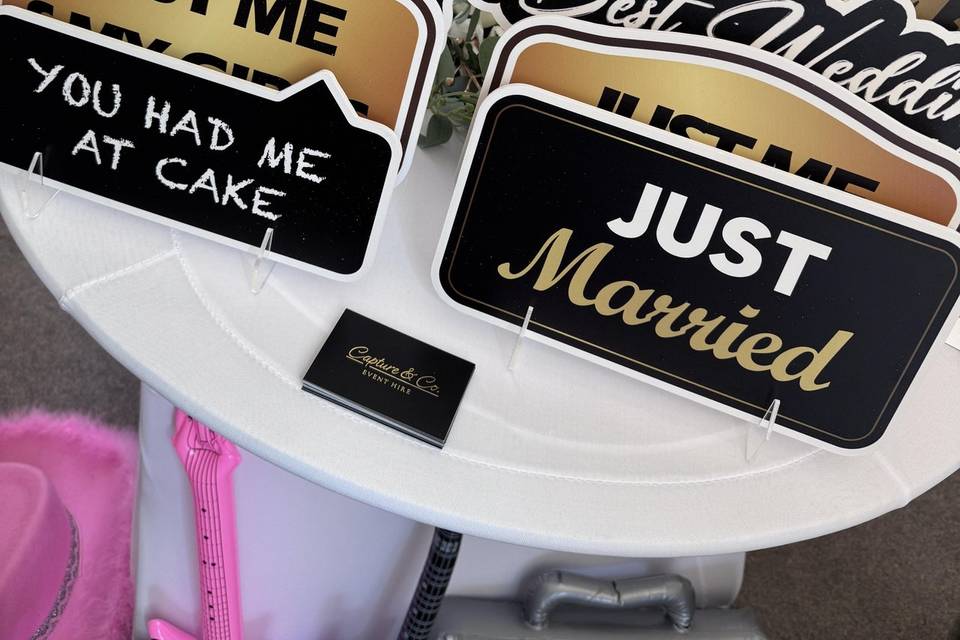 Wedding props