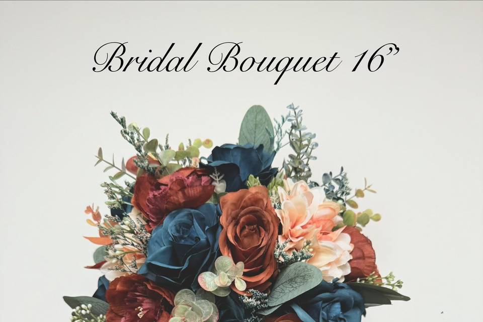 Teal and burnt orange