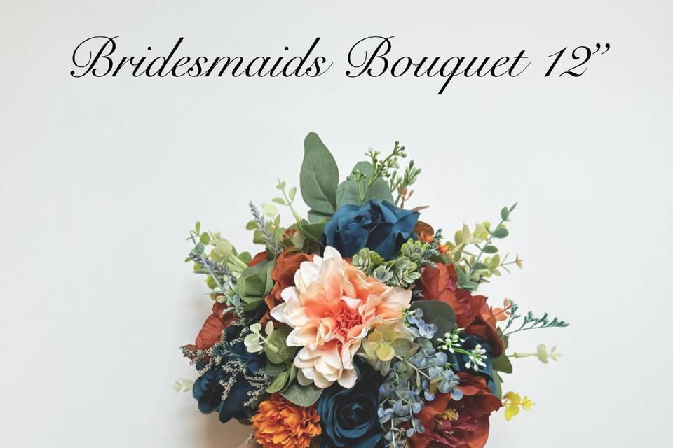 Teal and burnt orange