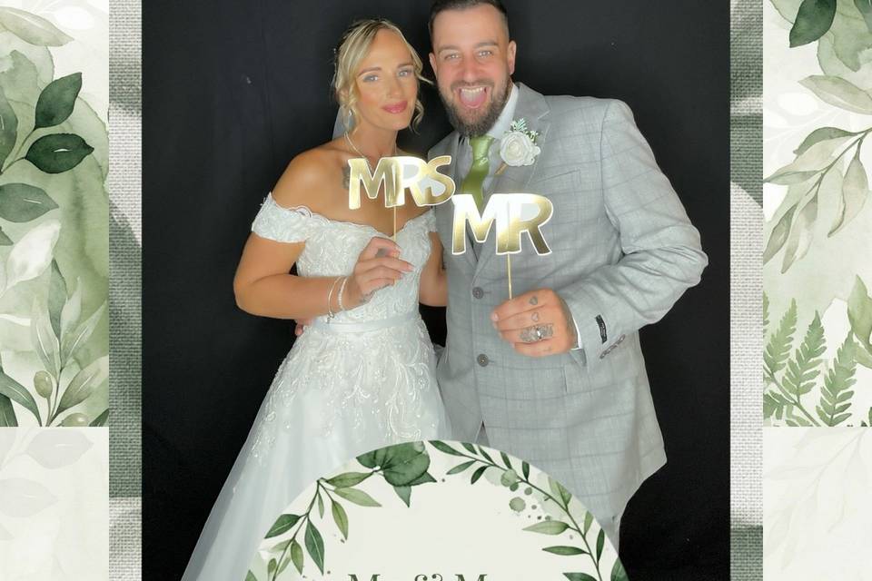 The Bridge and Groom enjoying