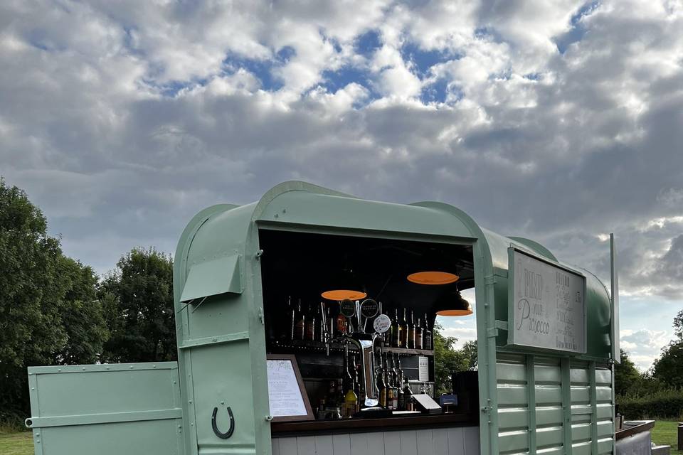 Our horse box bar