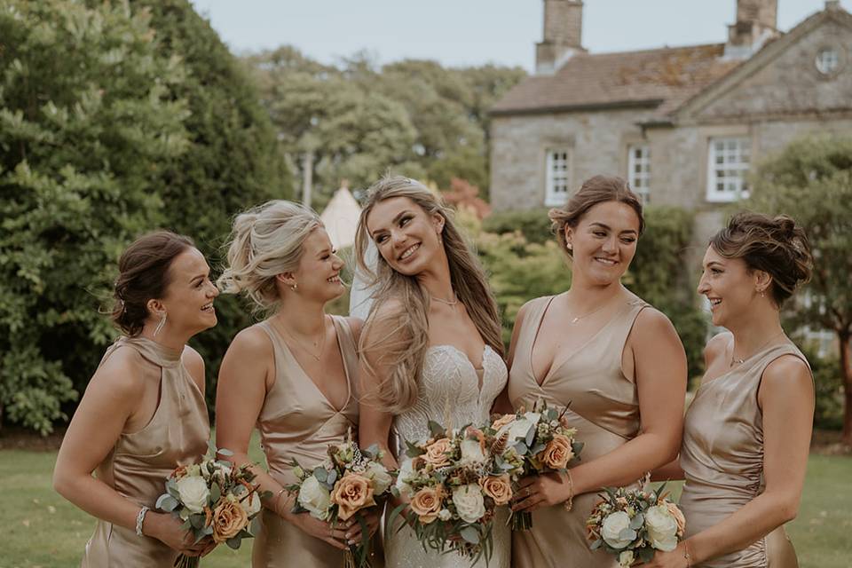 Beautiful bridal party
