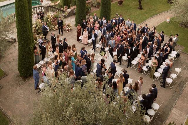 Chianti hills ceremony
