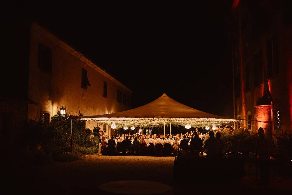 Dinner in Tuscany