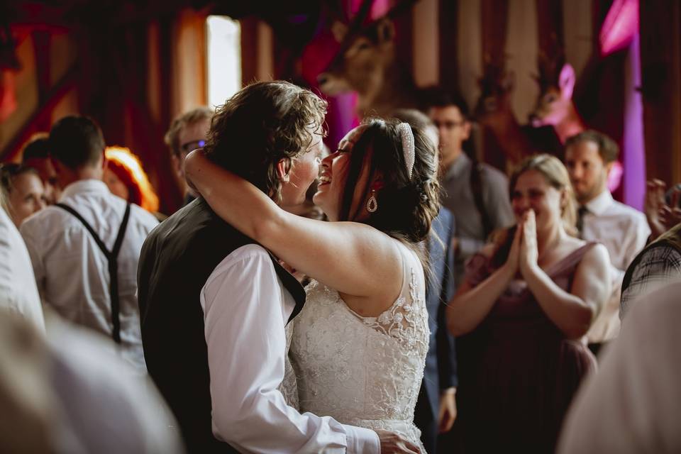 Couple dancing