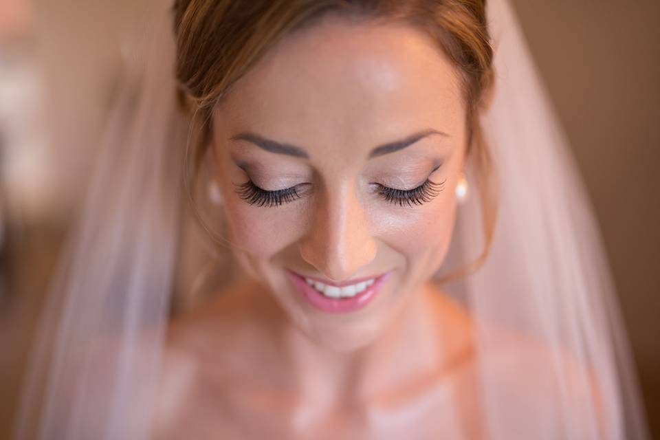 Clare Luisa White Bridal Hair & Makeup