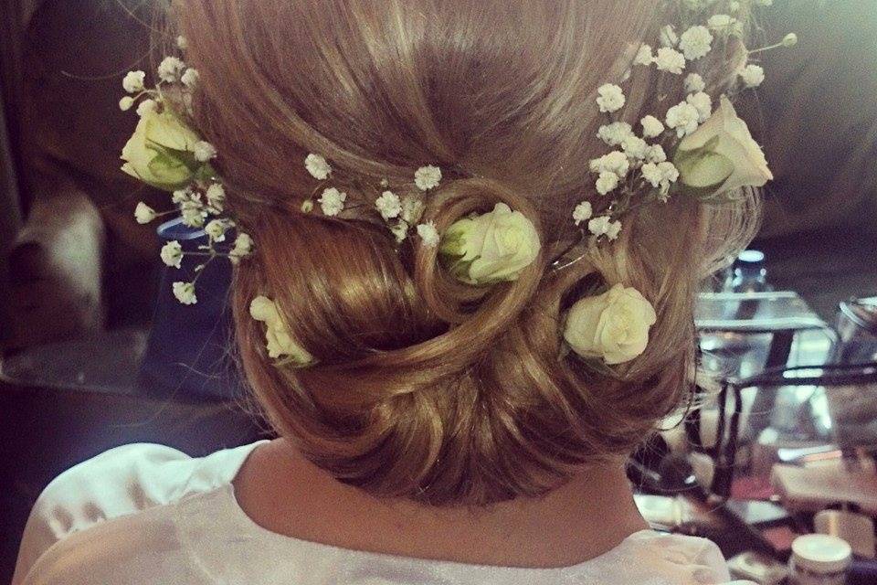 Clare Luisa White Bridal Hair & Makeup