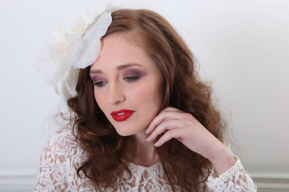Clare Luisa White Bridal Hair & Makeup