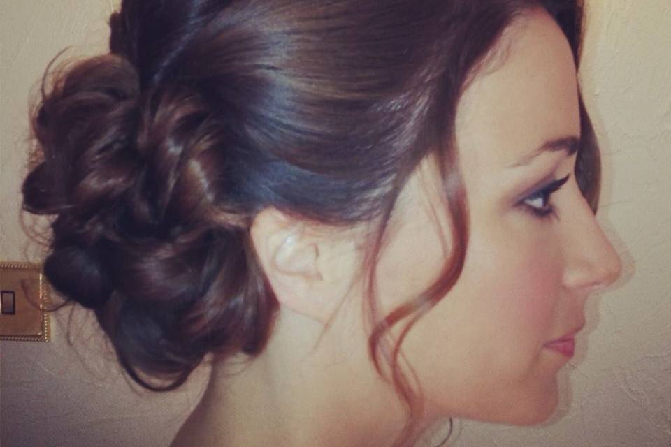 Clare Luisa White Bridal Hair & Makeup