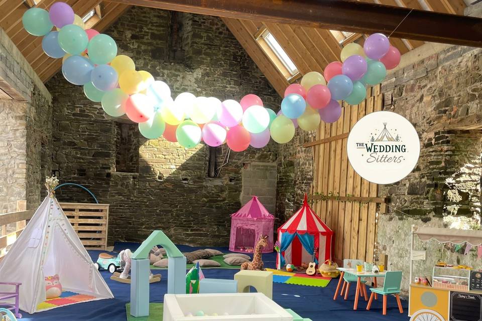 Wedding soft play crèche