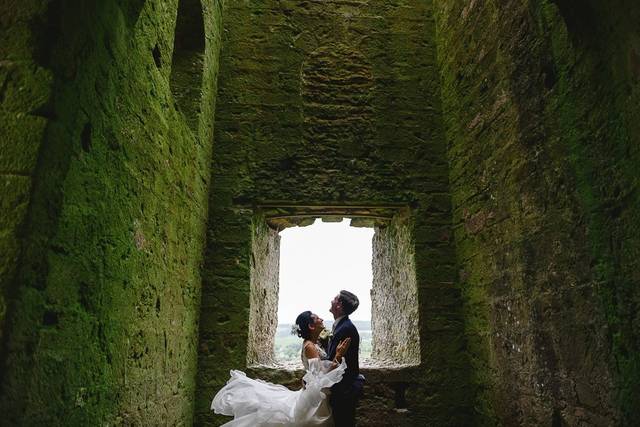Corfe Castle Wedding, Dorset