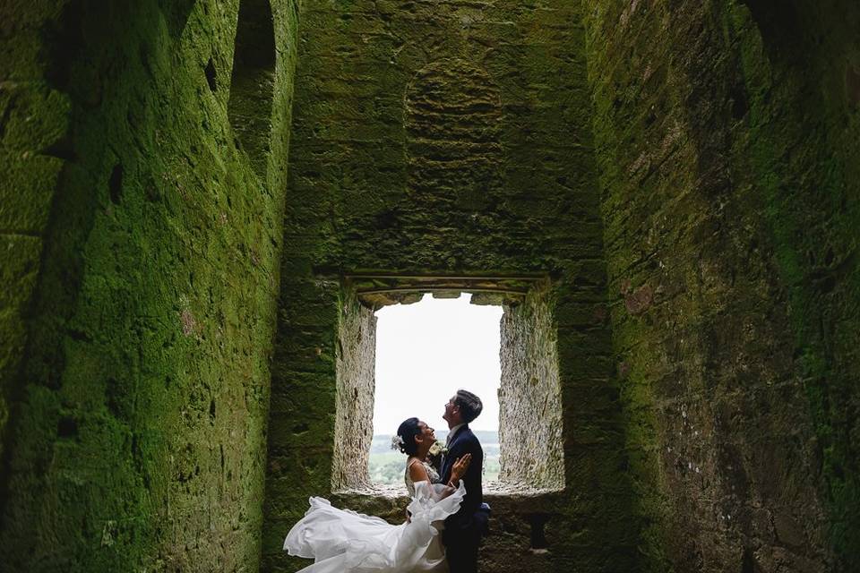 Corfe Castle Wedding, Dorset