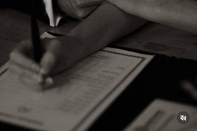 Signing on the dotted line