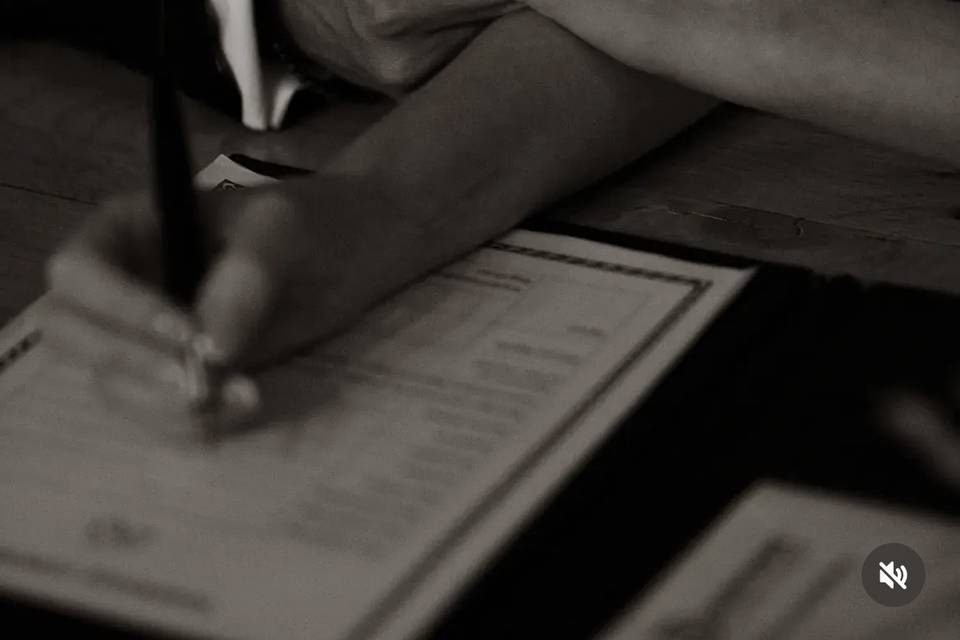Signing on the dotted line