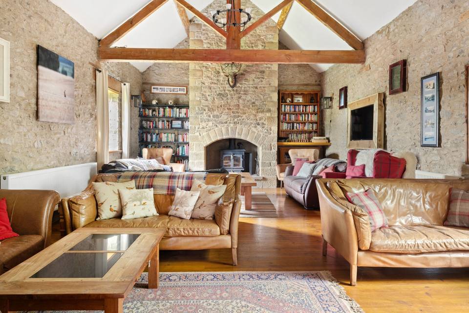 Holiday barn lounge