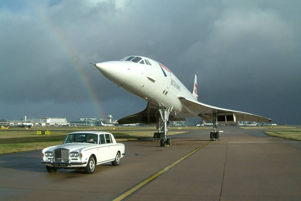 White Rolls Royce