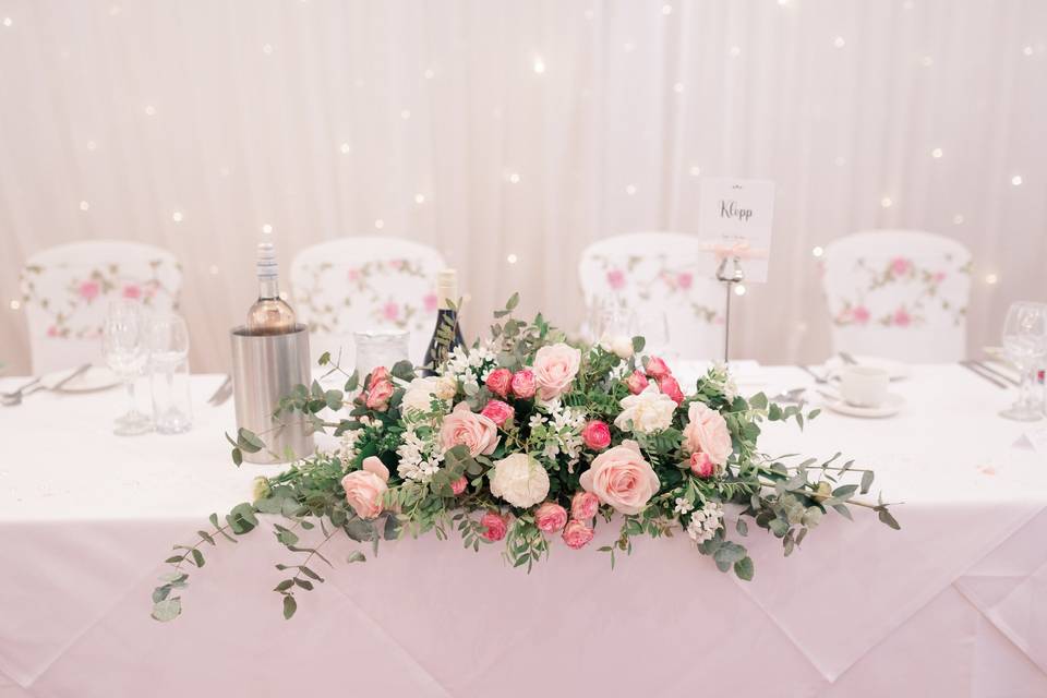 Floral Top Table