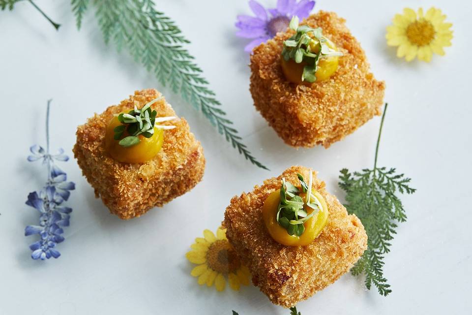 Ham Croquette Canapé