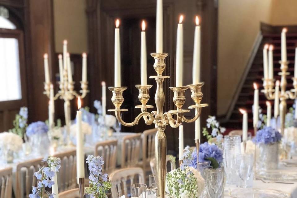 Classic Candelabra Tablescape