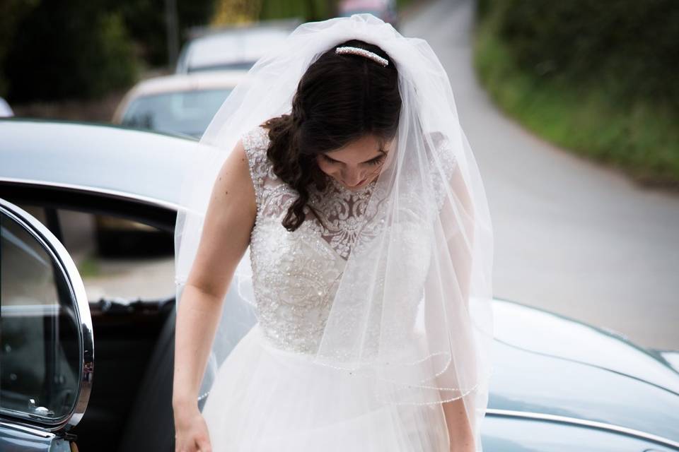 Bride's arrival