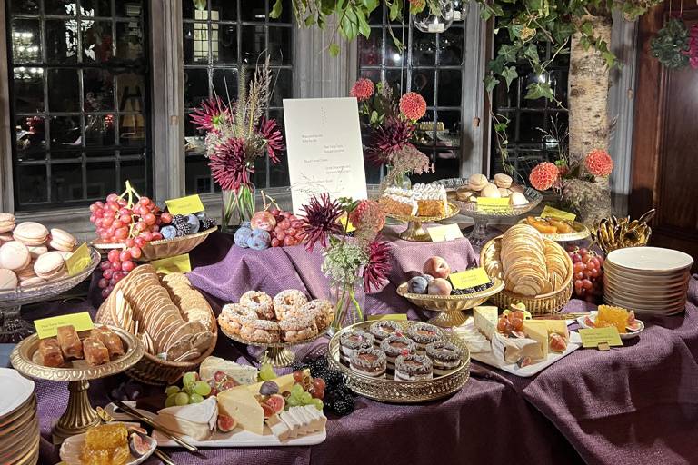 Decadent dessert station