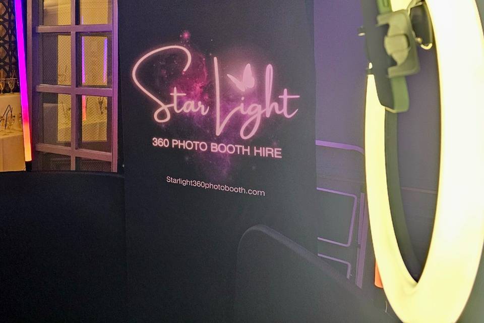 Starlight 360 booth hire