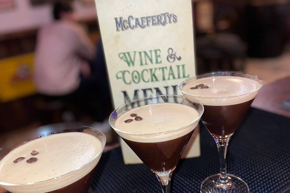 Espresso martinis