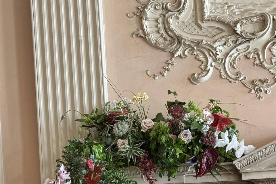 Wedding Reception Mantle