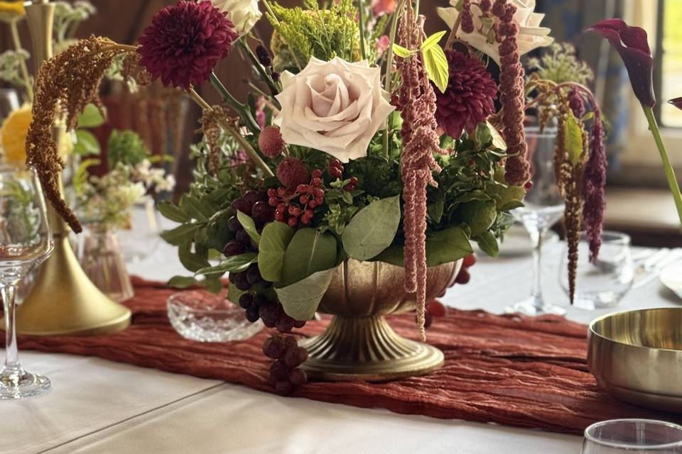 Automnal Wedding tables