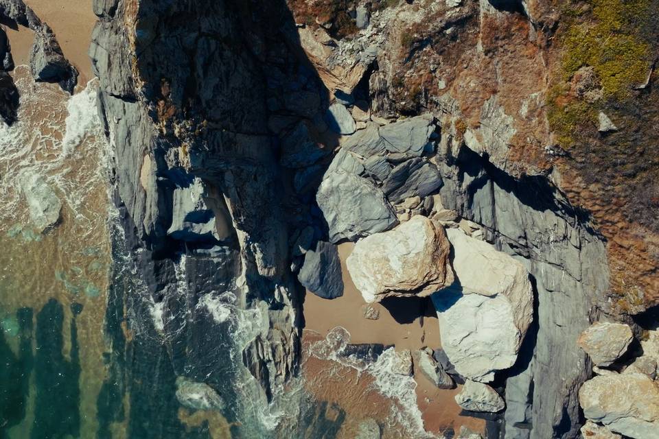 DRONE STILL BEACH