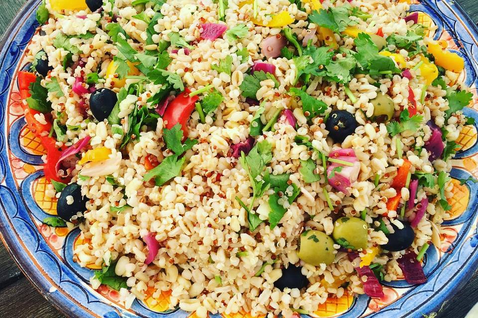 Cous cous mixed veg salad