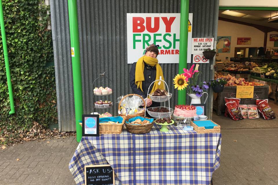 First stall at the farm shop!