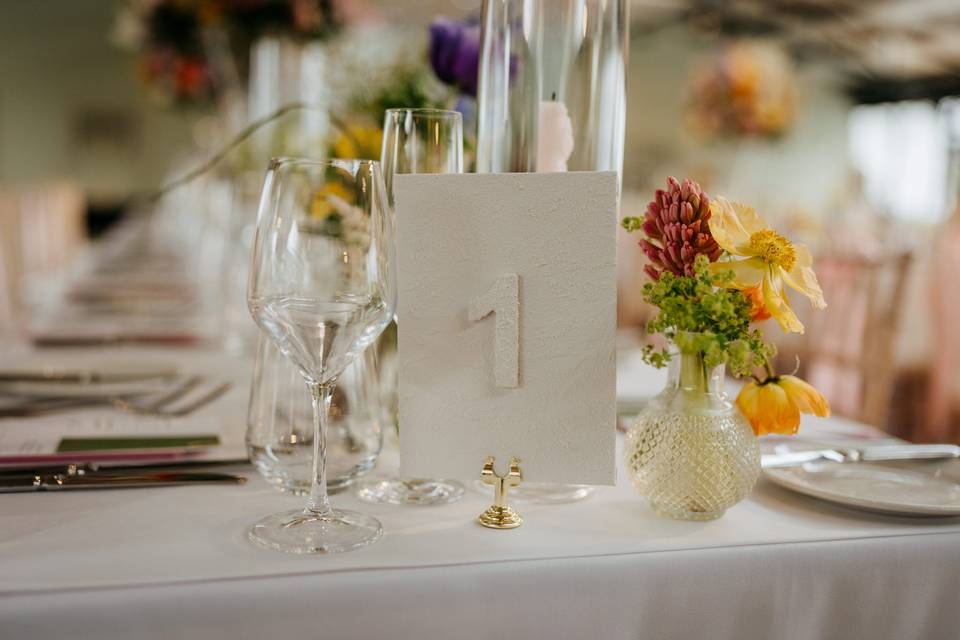 Table Numbers / Names