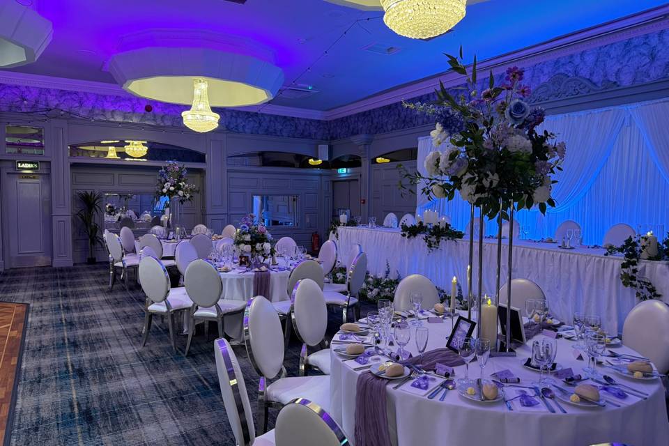 Evening reception ambience