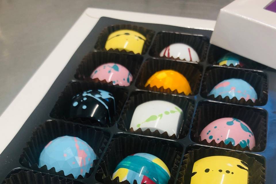 Vegan chocolate bonbon box