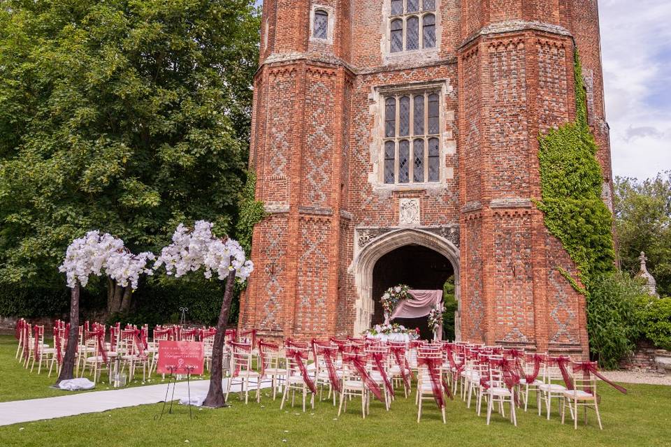 Outdoor ceremony