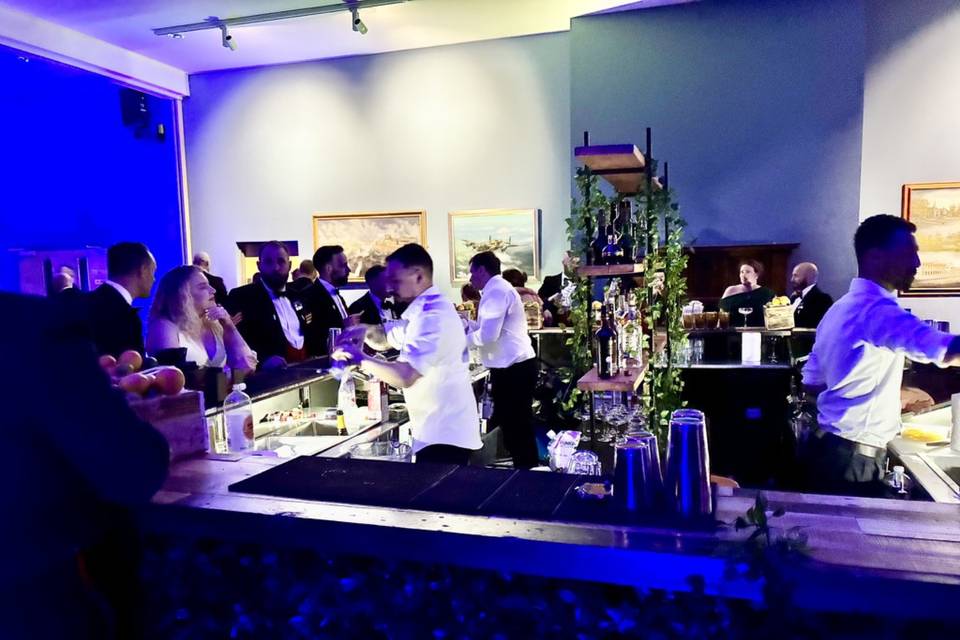 Cocktail bartenders at work