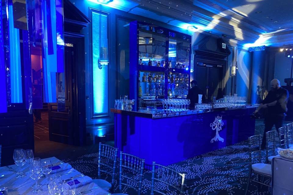 Event bar for a formal dinner