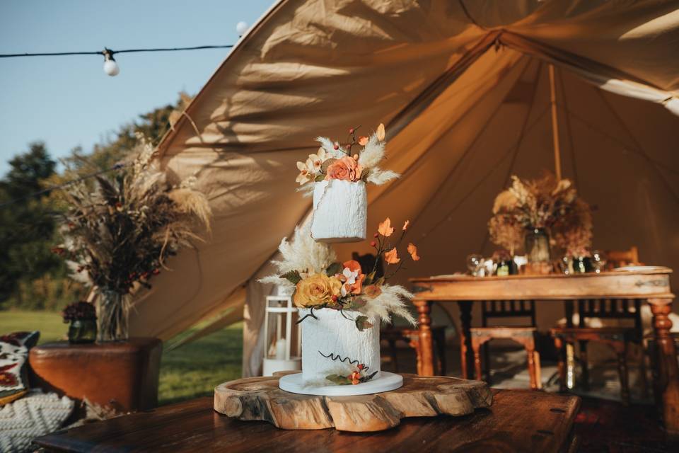 Bell tent wedding