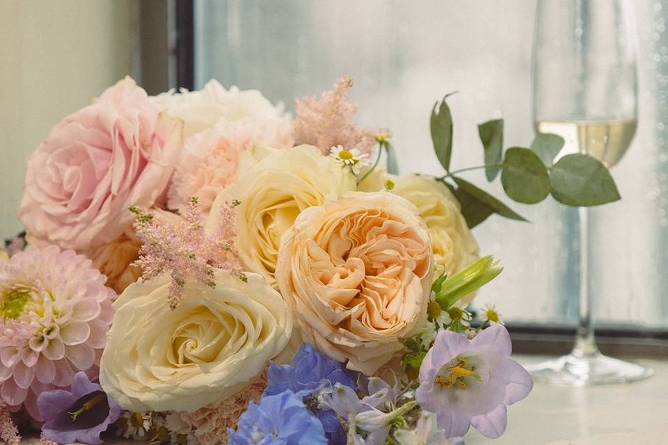 Pastel Bridal Bouquet