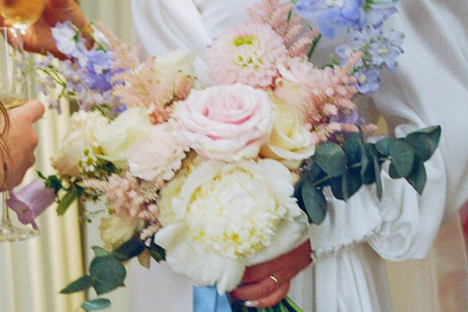 Pastel Bridal Bouquet