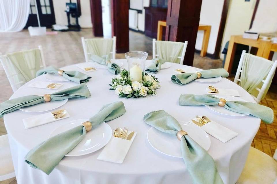 Coloured napkin hire