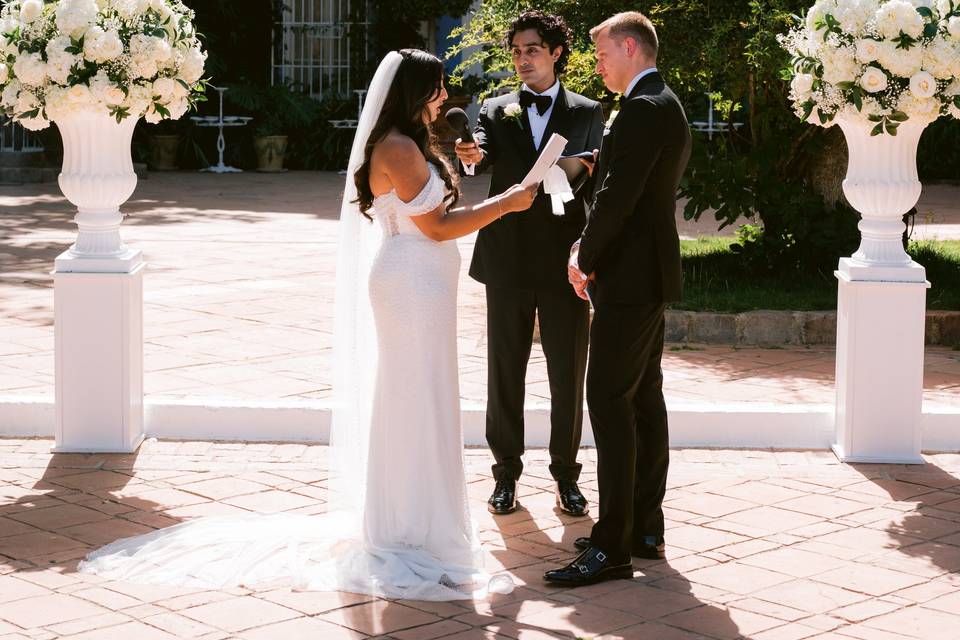 Ceremony in progress