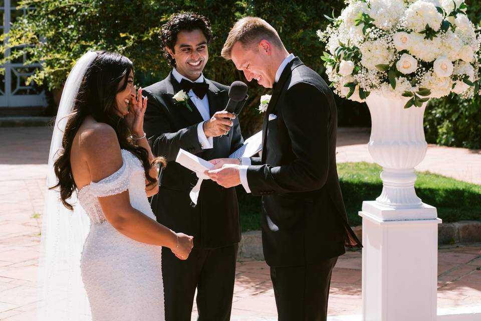 Ceremony in progress